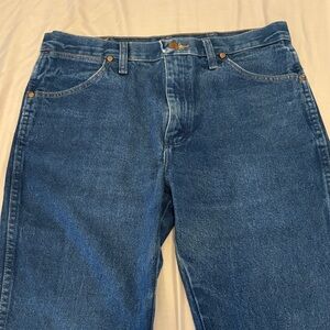 Vintage Wrangler Men's Classic Straight Blue Jeans